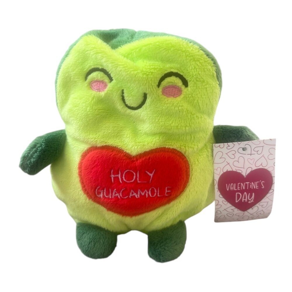 Holy‎ Guacamole Avocado Plush Toy  "Lets Avocuddle" Reversible Stuffed NEW NWT